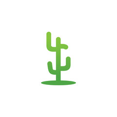 Cactus logo icon design vector 