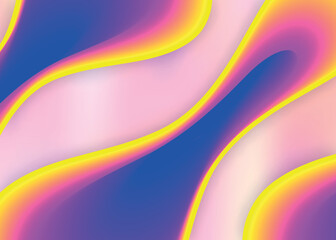 Fluid background with liquid dynamic elements and shapes.