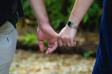 family holding hands