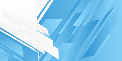 Vector abstract colorful flowing blue wave lines isolated on white background