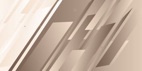 Fototapeta premium Beige, brown watercolor fluid painting vector background design abstract brown smooth lines