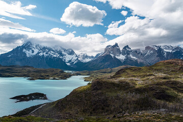 View of Torres del Paine Patagonia
