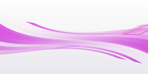 Abstract art background vector. Luxury minimal style wallpaper with purple lines on white background