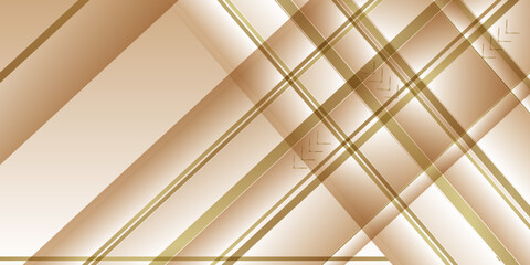 Abstract gold waves on white background. Stream wave concept Vector illustration