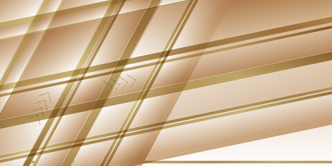 Abstract gold waves on white background. Stream wave concept Vector illustration