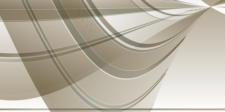 background graphic with abstract waves illustration with pastel brown © indah