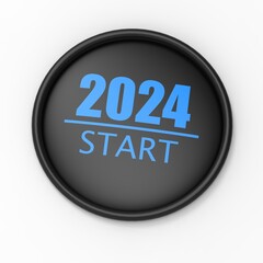 3d rendering of Happy new year 2022 shiny golden vector design