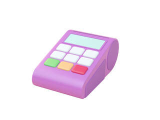 Point of Sale. 3D Illustration