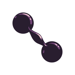 flat dumbbell design