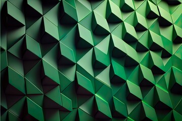 green tiles arranged to cre, background pattern, illustration with azure triangle