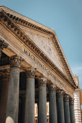 Obraz premium detail of the pantheon