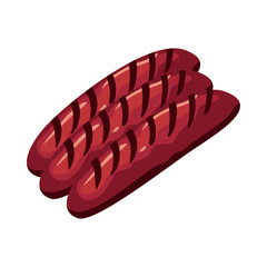 flat sausages design