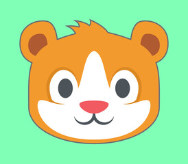 Panda cartoon character