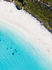 Lucky Bay from above, Cape Le Grand, Western Australian Beaches