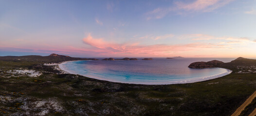 Lucky Bay from above, Cape Le Grand, Western Australian Beaches