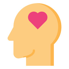Human Mind Love Icon