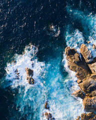 Rocks in the ocean off Western Australia