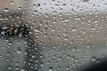 Viewing water spots from inside a car's window