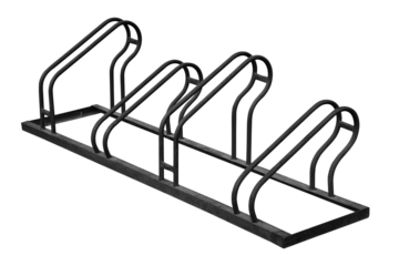 Bicycle parking isolated.