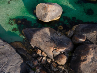 Elephant Rocks from above - Denmark, Western Australia 