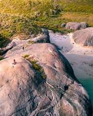 Elephant Rocks from above - Denmark, Western Australia 