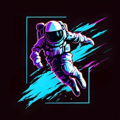 High quality astronaut illustration