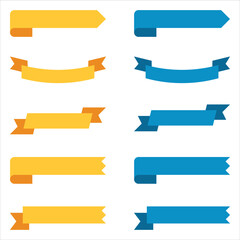 Fototapeta premium Collection of Ribbons