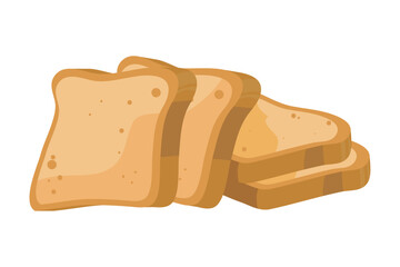 bread pieces design