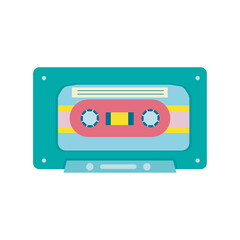 Obraz premium green retro cassette