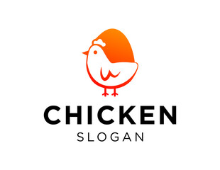 Logo about Chicken on white background. created using the CorelDraw application.