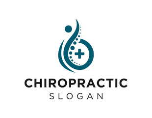 Obraz premium Logo about Chiropractic on white background. created using the CorelDraw application.
