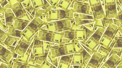 Indian INR 20 Rupees Notes