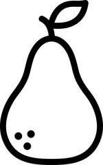 Pear linear icon.
