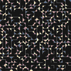 Decorative diagram colorful geometric figures background illustration