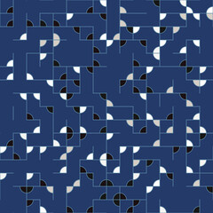 Decorative diagram colorful geometric figures background illustration