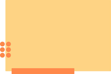 Minimalist text box shape vector