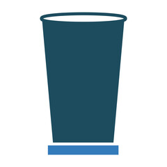 Beverage container, coffee cup, disposable cup icon