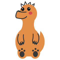 Dinosaur Hand Drawn illustration