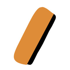 blackboard eraser in abstract style