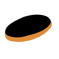 blackboard eraser in abstract style
