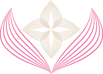 abstract floral design ornament