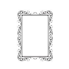 Frame, in the style of an ornament, Vector illustration eps 10, Art.	