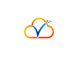 cloud digital logo