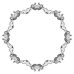 Frame, in the style of an ornament, Vector illustration eps 10, Art.	