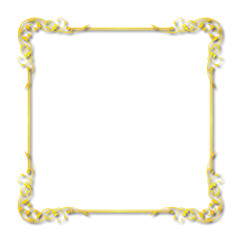 Frame, in the style of an ornament, Vector illustration eps 10, Art.	