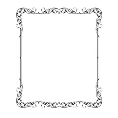 Frame, in the style of an ornament, Vector illustration eps 10, Art.	