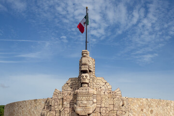 monumento paseo de montejo, merida, yucatan 