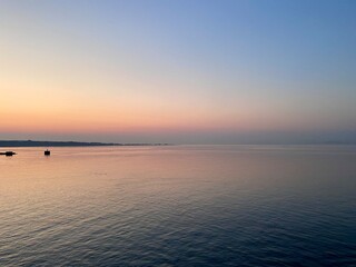 Naklejka premium Sunset