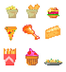 Food pixel art