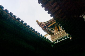 The Dimethyl Ancestral Hall in Chaji Ancient Town, Jingxian County, Xuancheng, Anhui, China, is a place for ancestor worship in China.